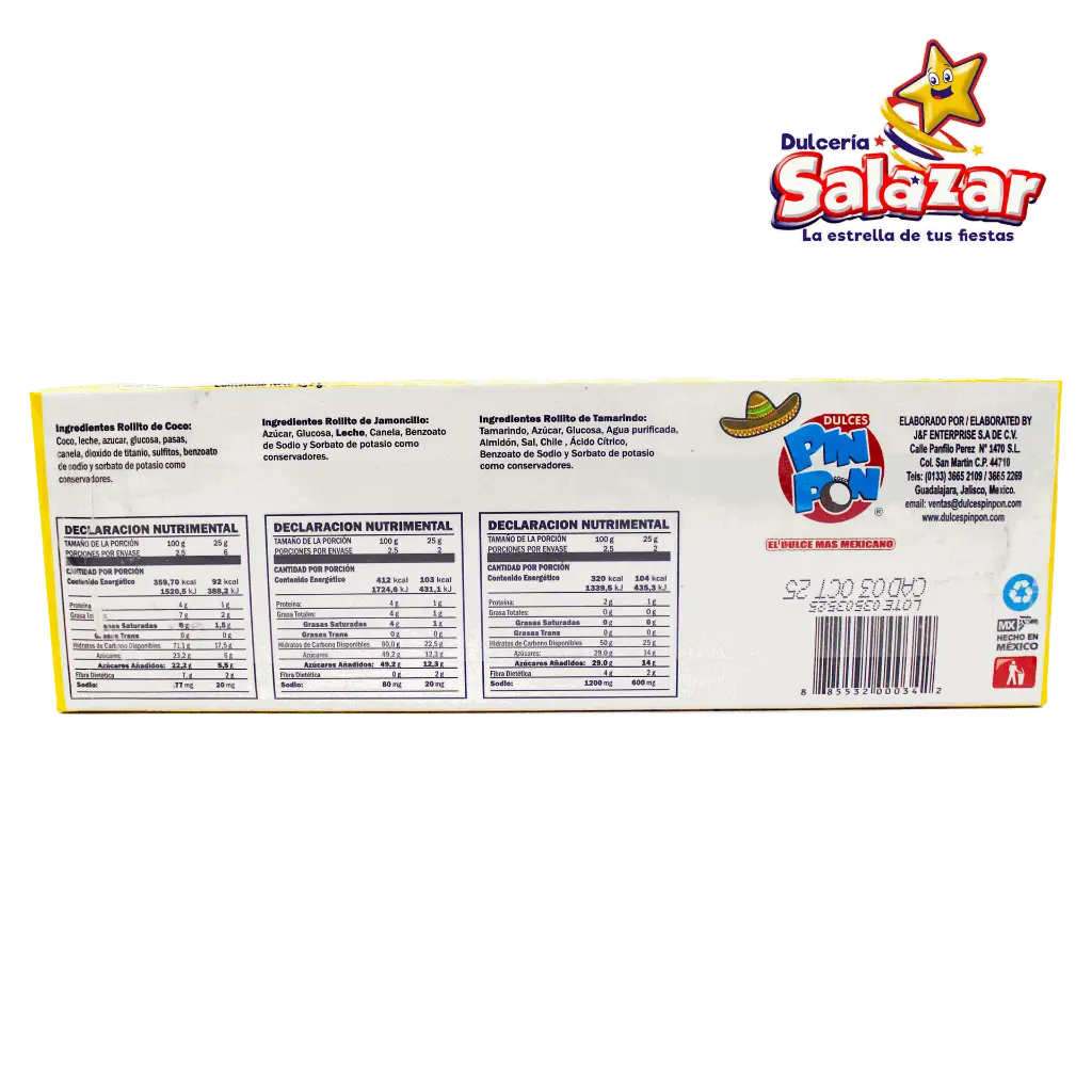 Rollito cocada mini mixta pin pon PIN0009_2.webp