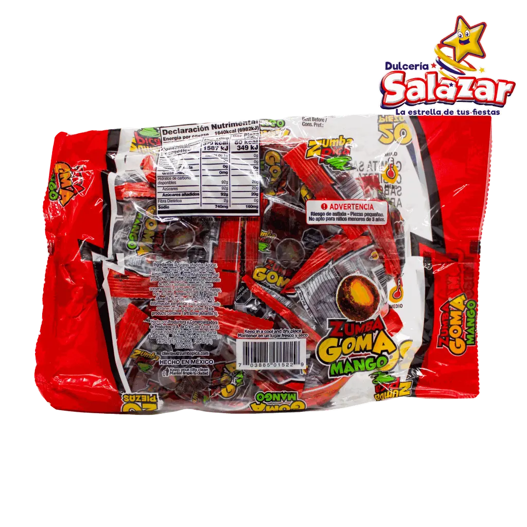 Goma piña zumba mango ZUM0061_2.webp