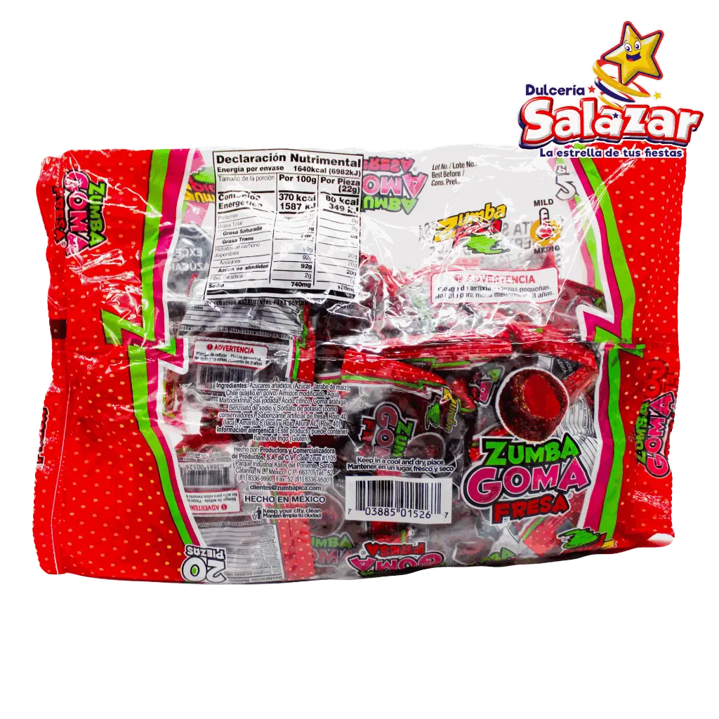 Goma piña zumba fresa ZUM0062_2.webp