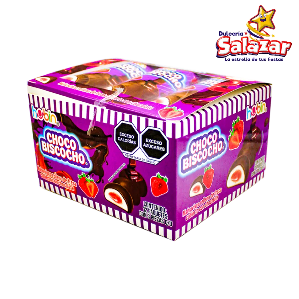 CHOCO BISCOCHO FRESA HUBIN -D.12PZ- HUB0039_2.webp
