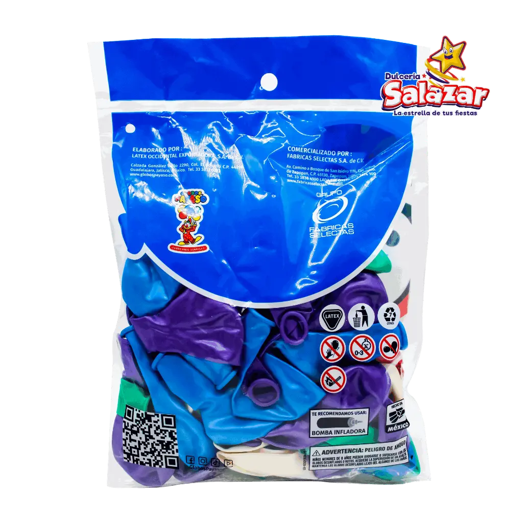 Globo #9 metalico perla surtido 50 pza SEL0109_2.webp