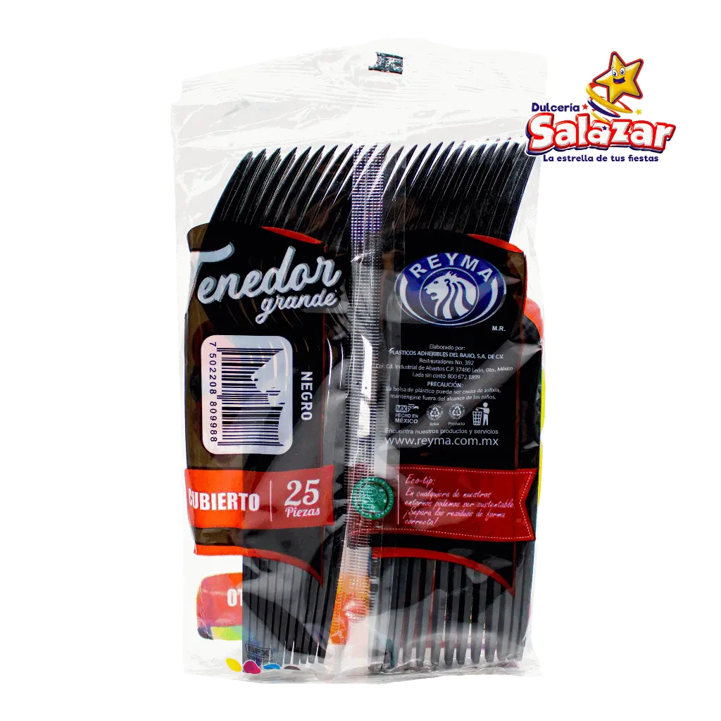 Tenedor grande negro REYM0083_2.webp