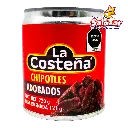 CHILES CHIPOTLES COSTEÑA -BOT.220G- "C/24/1" 