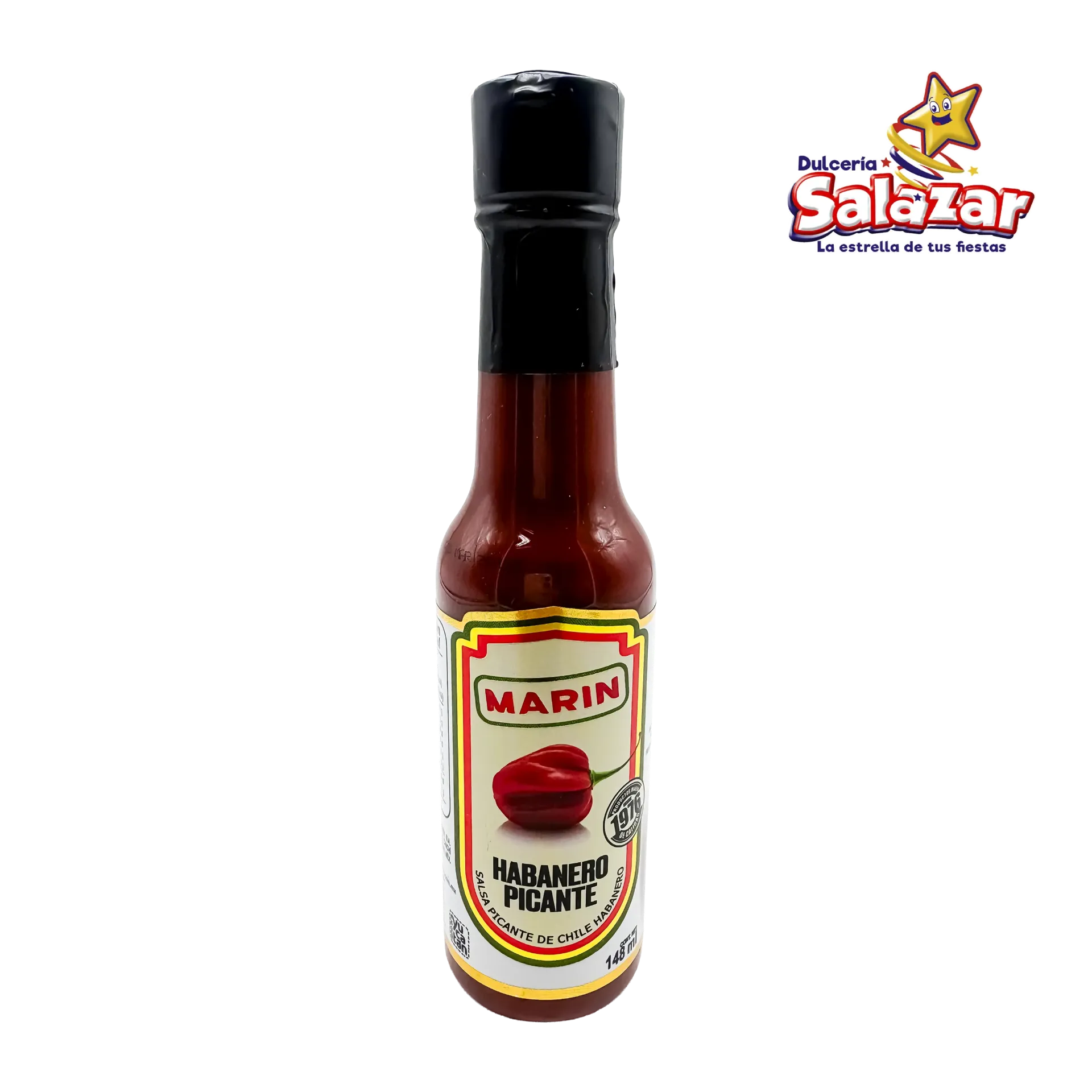 [AJOS0001] SALSA HABANERA ROJA MARIN -BOT.148ML- "C/24/1" 