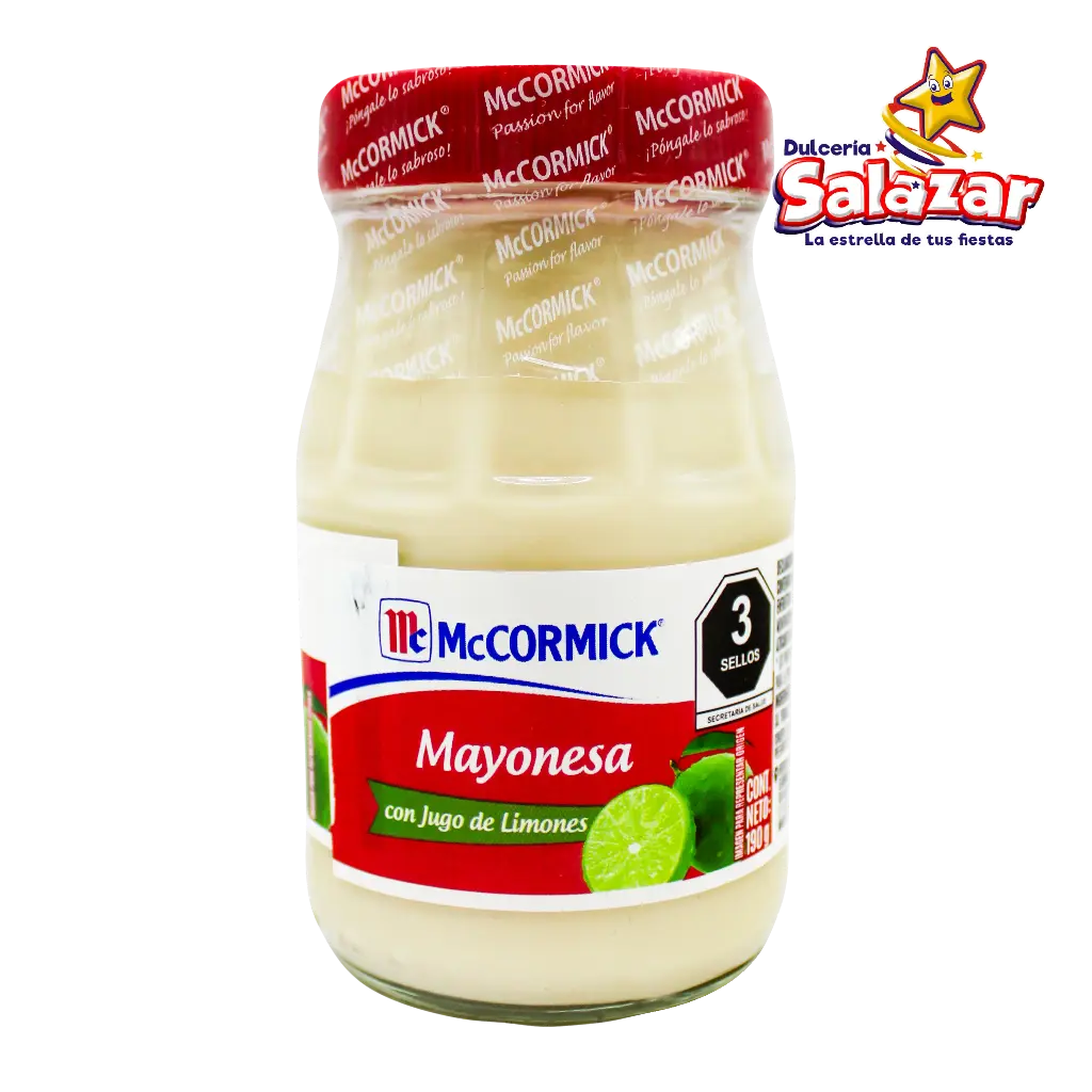 [ABARROTE0048] MAYONESA MCCORMIK -BOT.190G- "C/24/1" 