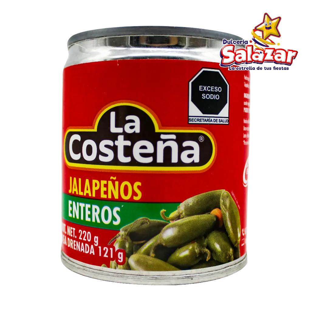 CHILES JALAPEÑOS LA COSTEÑA -BOT.220G- "C/48/1" 