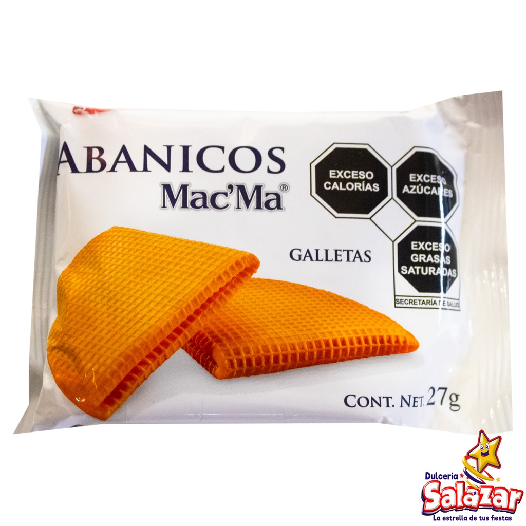 GALLETA ABANICO MAC'MA POCKET -E.27G- "C/76/1"