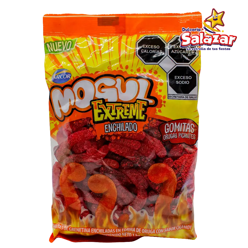 [DOS0126] GOMA ORUGUITAS ENCHILADAS MOGUL -B.1KG- "C/8/1" 