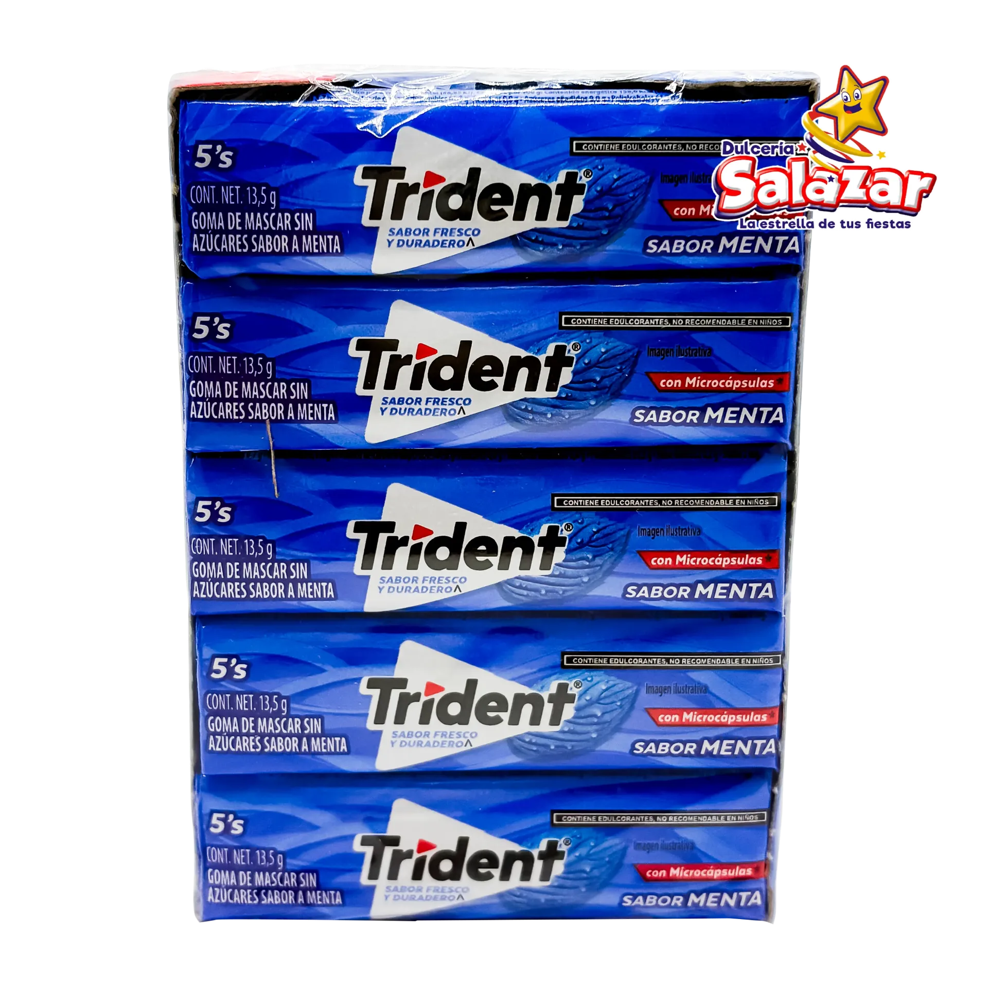 CHICLE TRIDENT TA 5'P MENTA -D.270G.- "C/48/20"