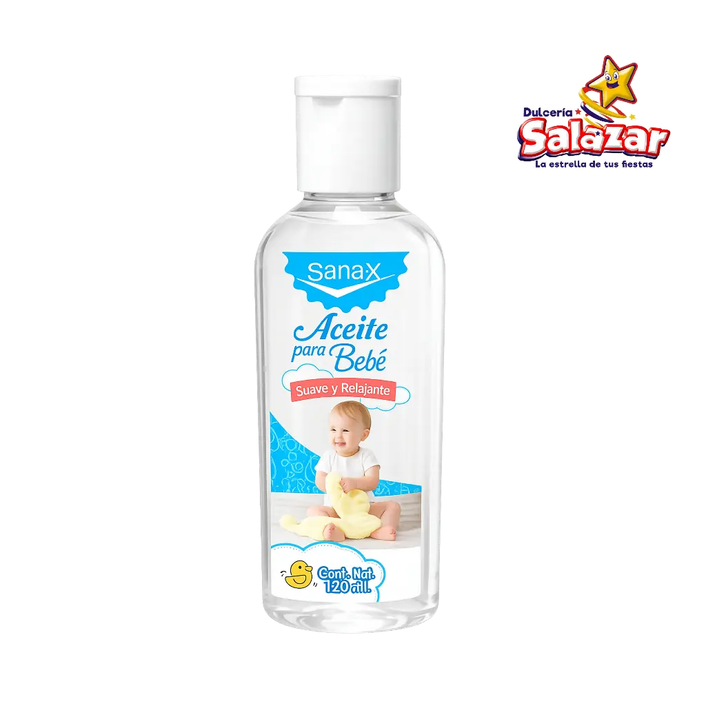 ACEITE MINERAL SUAVE PARA BEBE SANAX 60M -BOT.60ML- "C/1/1"