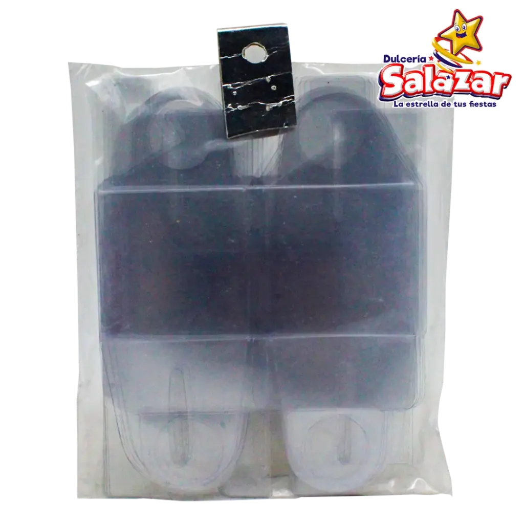 ACETATO CAJITA CON ASA PAQUETE CON "12 PZ -E.12P-"
