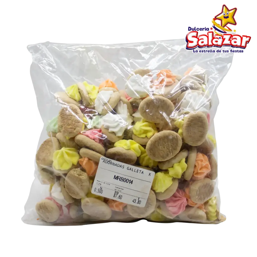 [MRB0014] ADORNADAS GALLETA  X KILO AGRANEL "C/5/1"