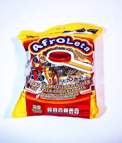 PALETA AFROLETA POLVO ENCHILADO DELIC -D.30GR- "C/18/20"