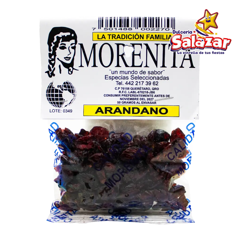 [MOR0026] ARANDANO 50 GRAMOS 
