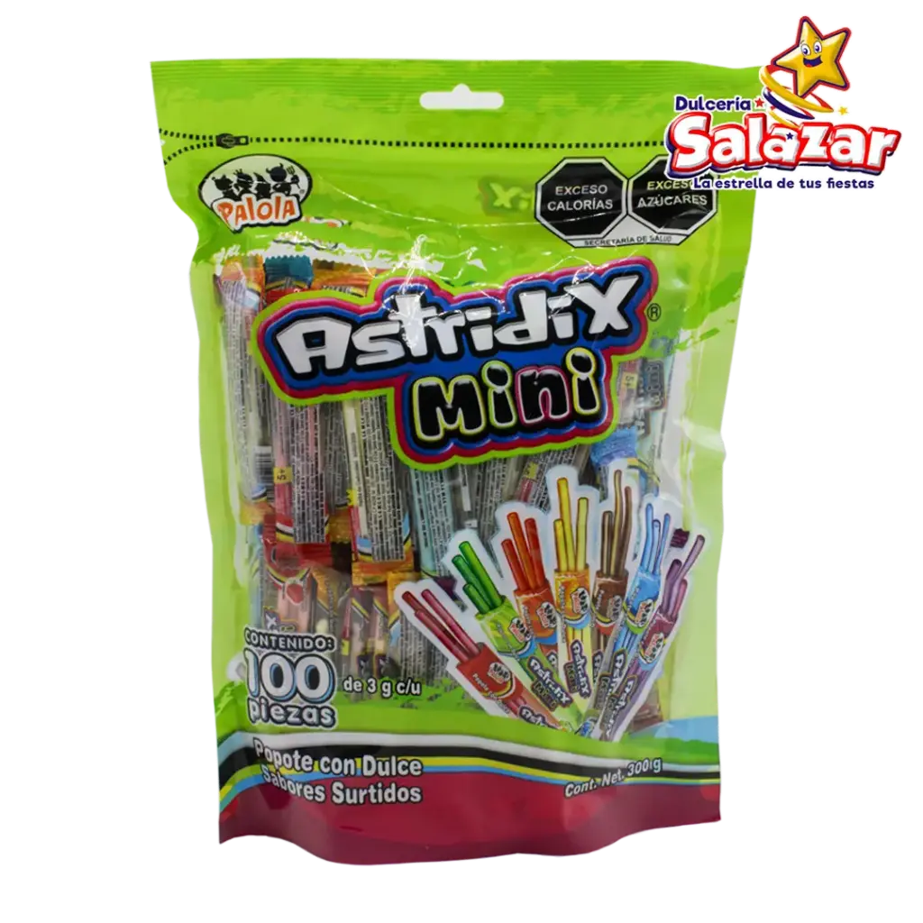 [DEL0416] ASTRIDIX MINI ACIDITO FRUTAL DELICIAS -B.300G- "C/18/100"