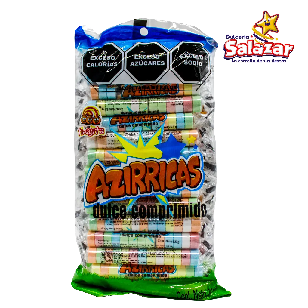 [TIN0117] AZIRRICAS PASTILLA TINAJITA -B.260G- "C/24/40"