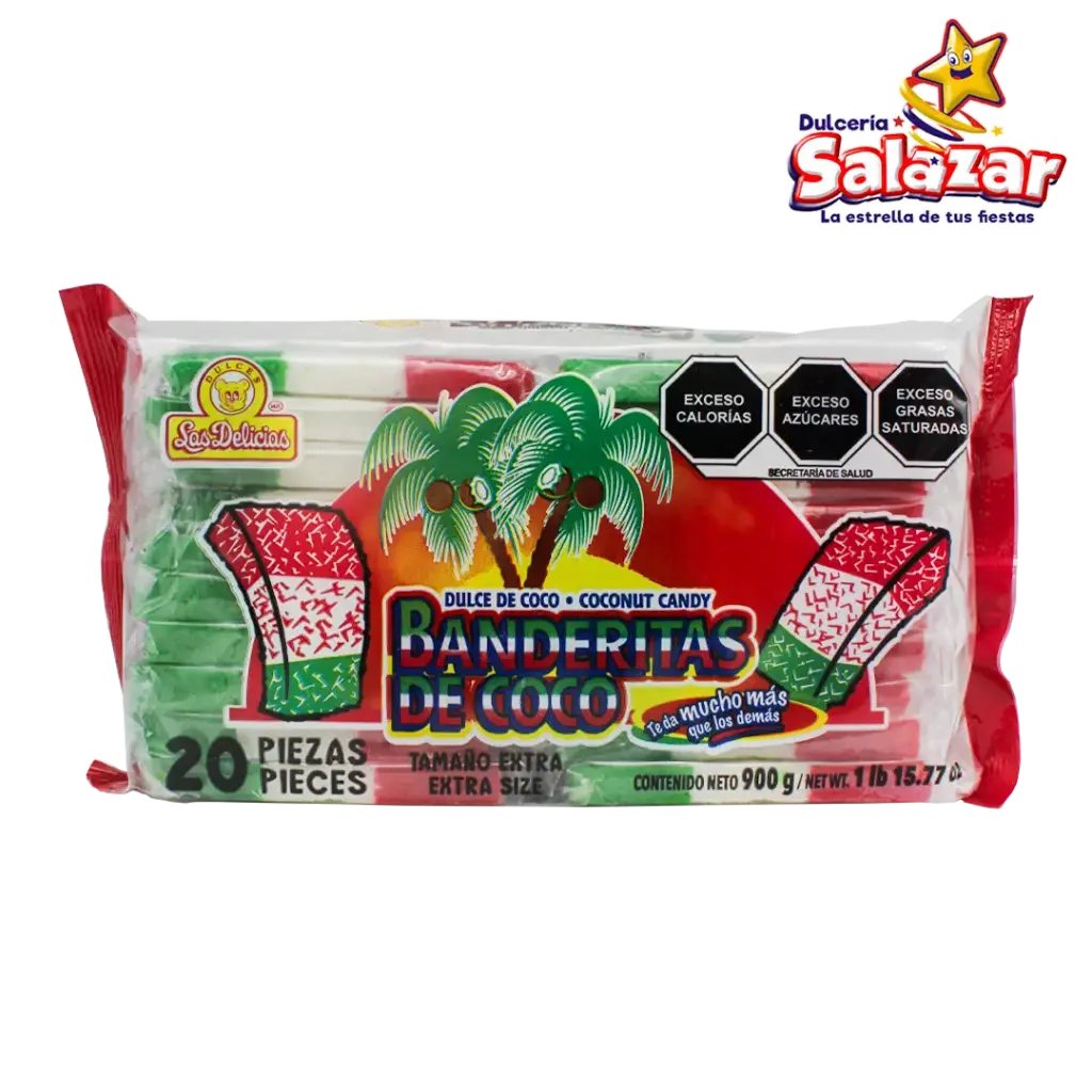 [DEL0060] BANDERITA COCO EXTRA EXTRA DELICIAS -B.900G- "C/12/20"