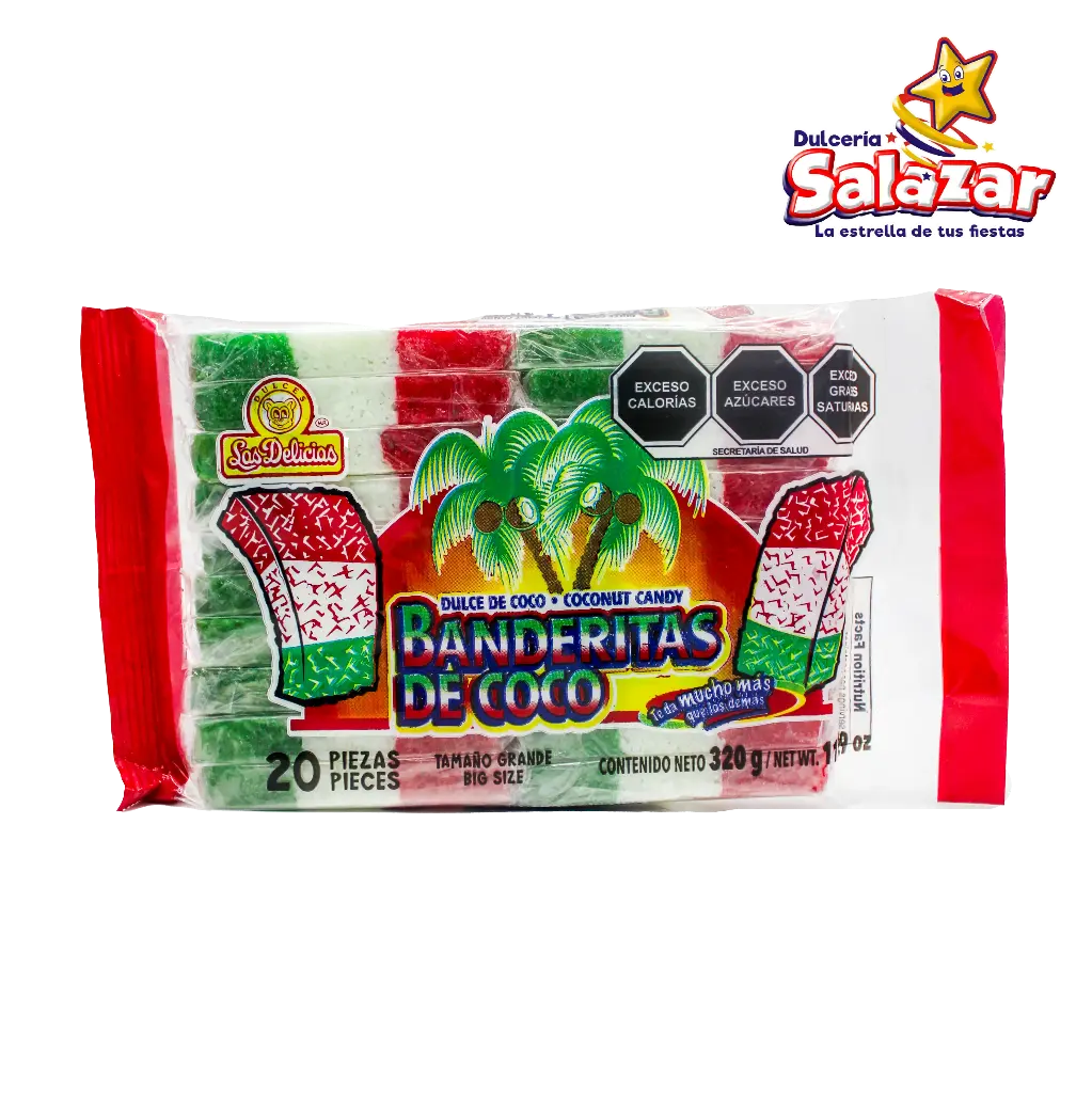 [DEL0057] BANDERITA COCO GRANDE DELICIAS -B320G- "C/40/20"