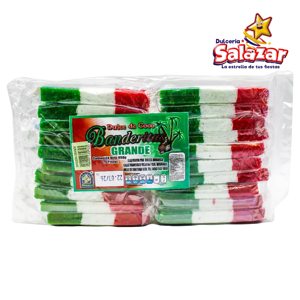BANDERITA COCO GRANDE MONARCA -B.650G- "C/40/20"