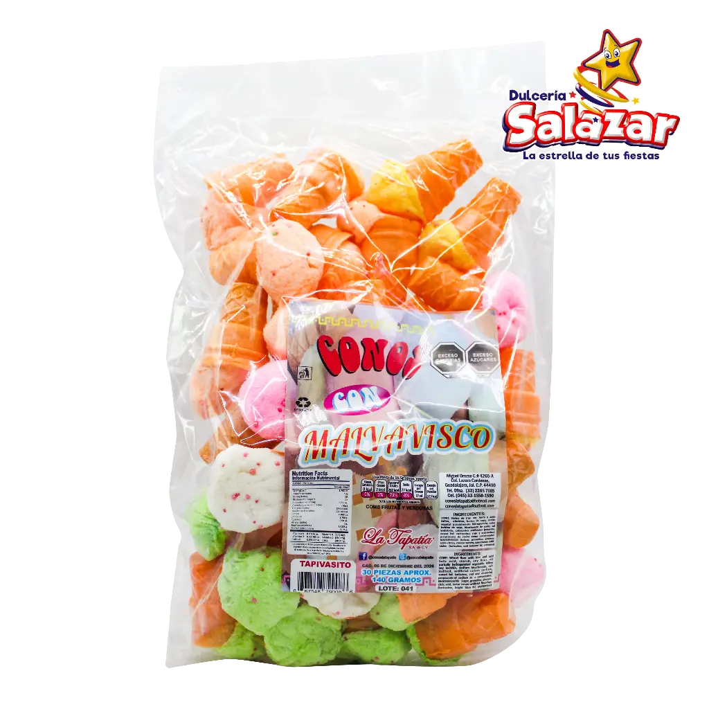 [TAPA0006] BARQUILLO CON BOMBON TAPIVASITO -B.30PZA- "C/20/30"