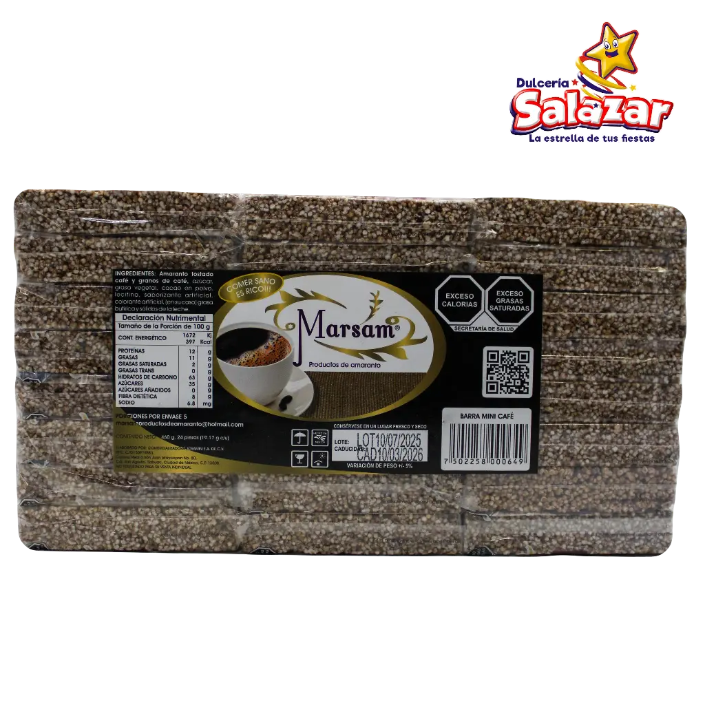 BARRA MINI CAFE MARSAM -B.460G.- "C/21/24"