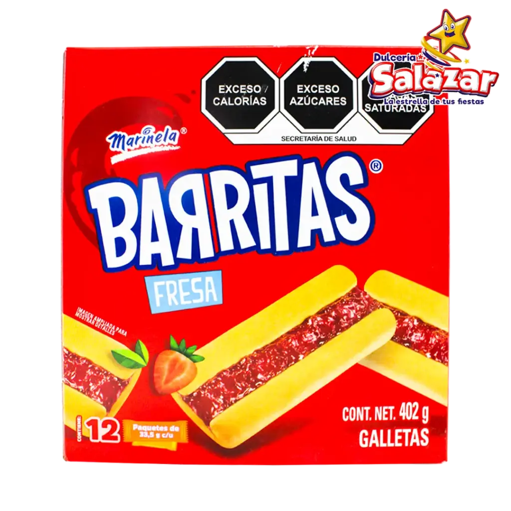 [MARI0006] BARRITAS FRESA MARINELA -D.402G- "C/12/12"