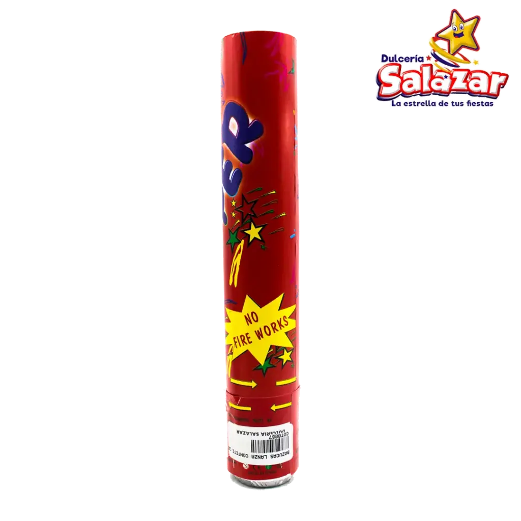 BAZUCAS LANZA CONFETI 30CM "C/100/1"