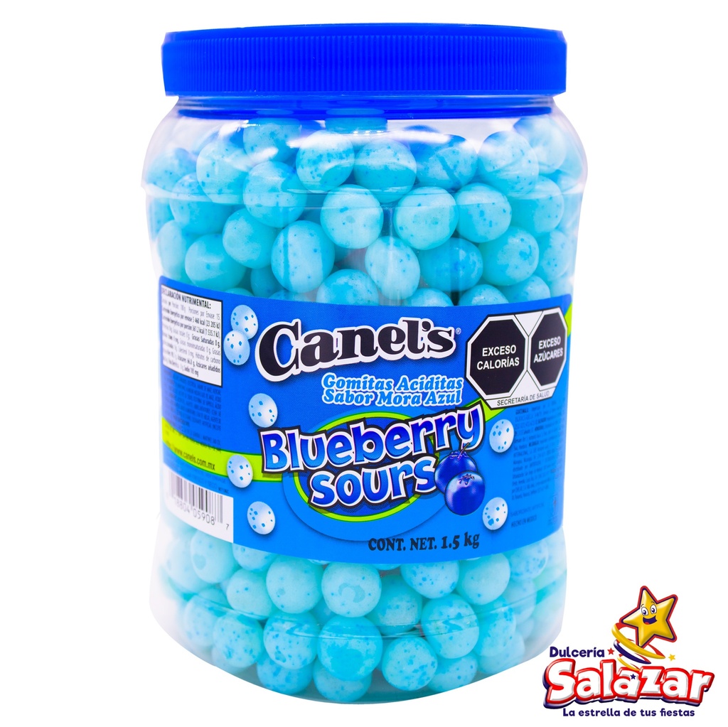 BLUEBERRY SOURS  (GOMITAS ACIDITAS) -V.-1.5KG.- "C/8/1"