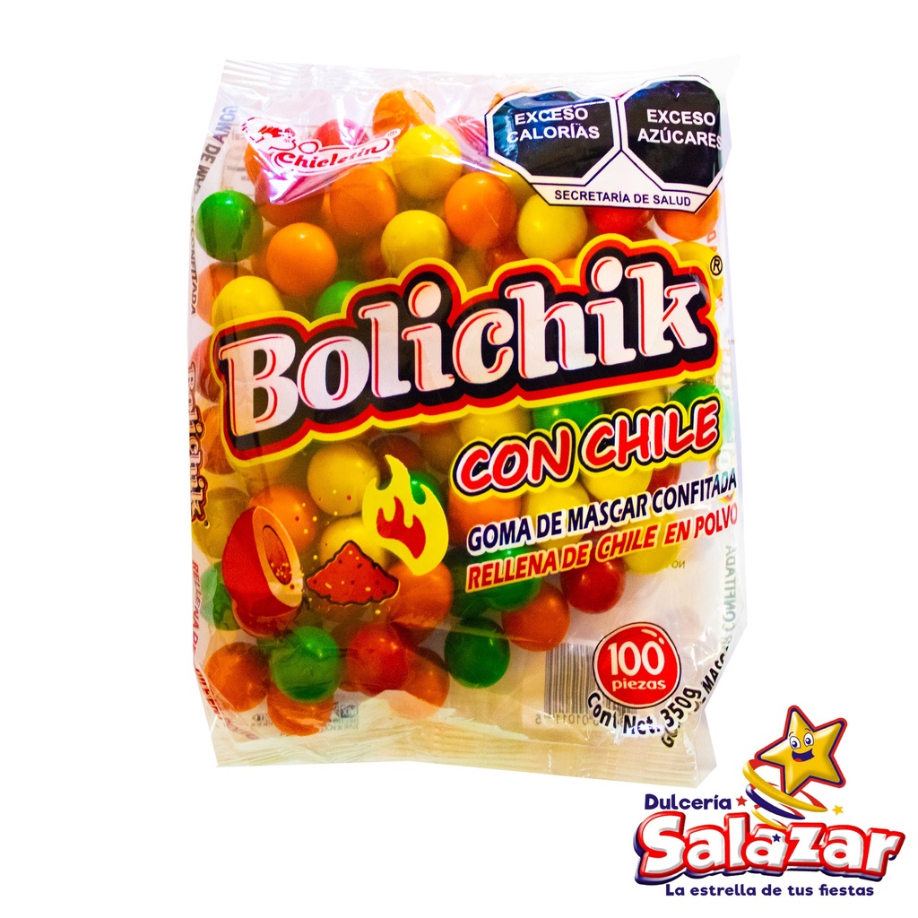 [GOM0005] CHICLE BOLICHIK C/ CHILE GOMEZ -B.350G- "C/25/100"