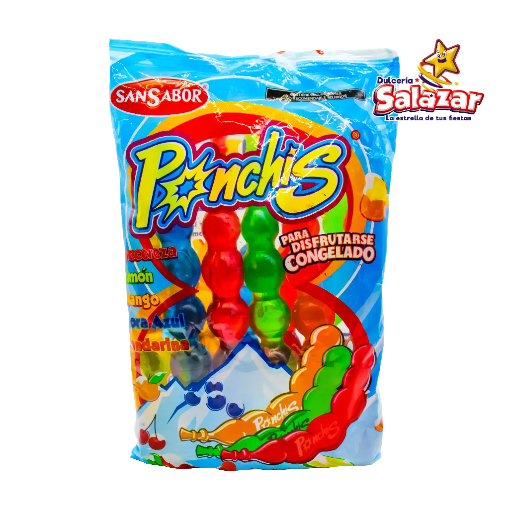 [PAN0005] BOLIS PONCHIS SURTIDO SANSABOR -B.900ML- "C/15/10"