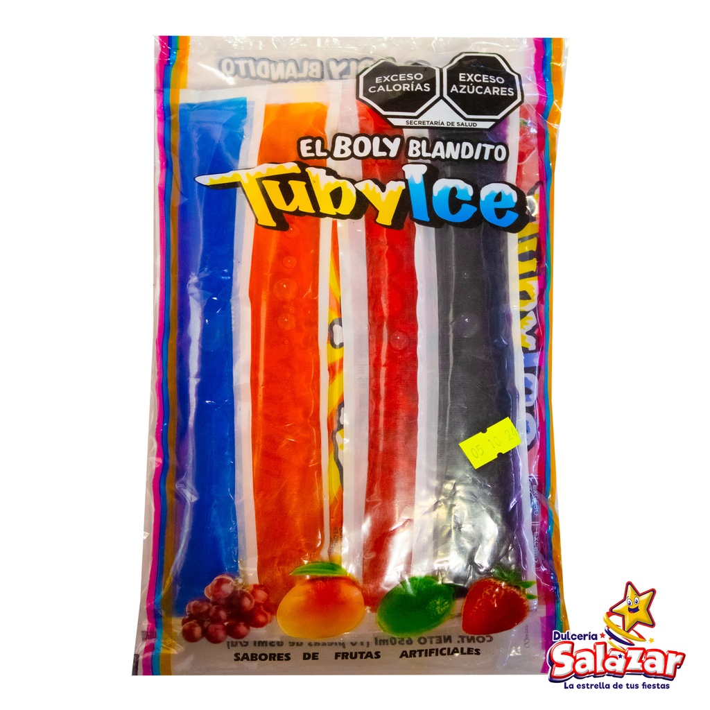 BOLIS TUBY ICE SABORES -B.650ML- "C/15/10"