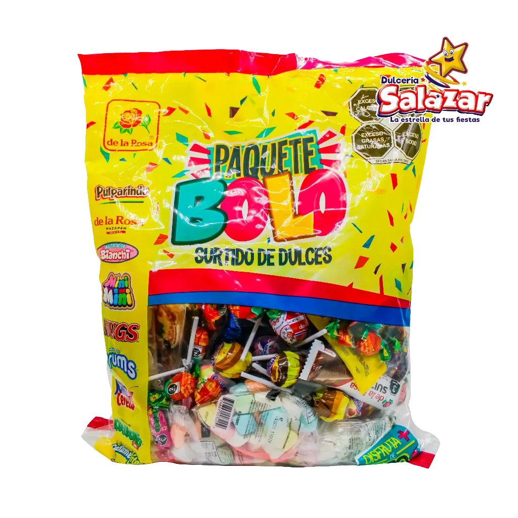 BOLO PAQUETE SURTIDO DLR -B.1.6KG- "C/4/1.6"