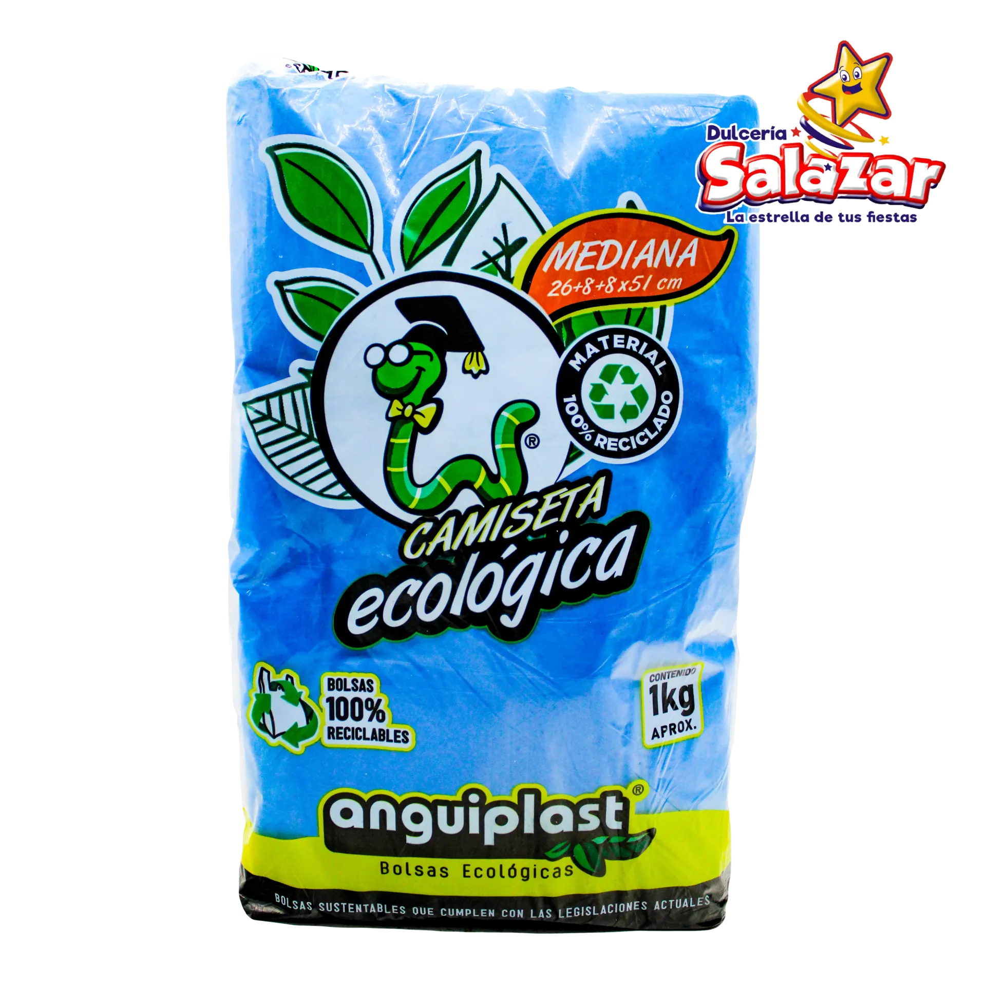 BOLSA ASA POLIPAPEL COLOR CHICA ANGUIPLA "B/25/1"