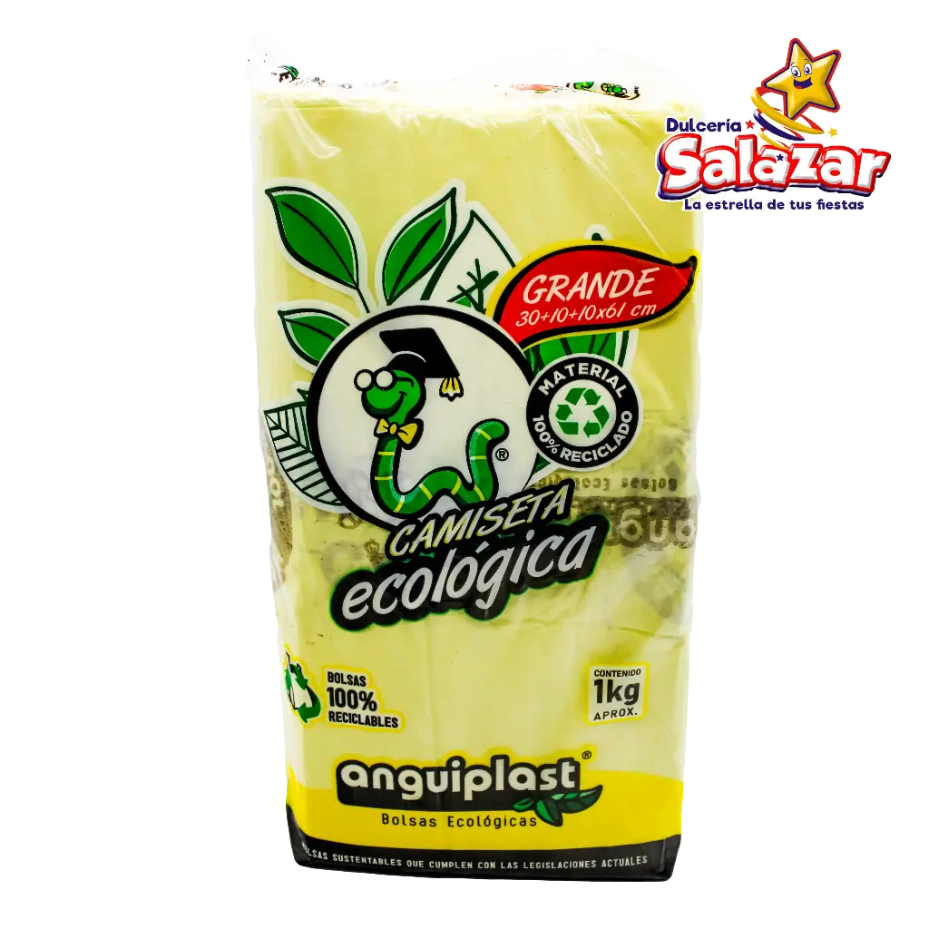 BOLSA ASA POLIPAPEL NEGRA GRANDE ANGUIPL "B/25/1"