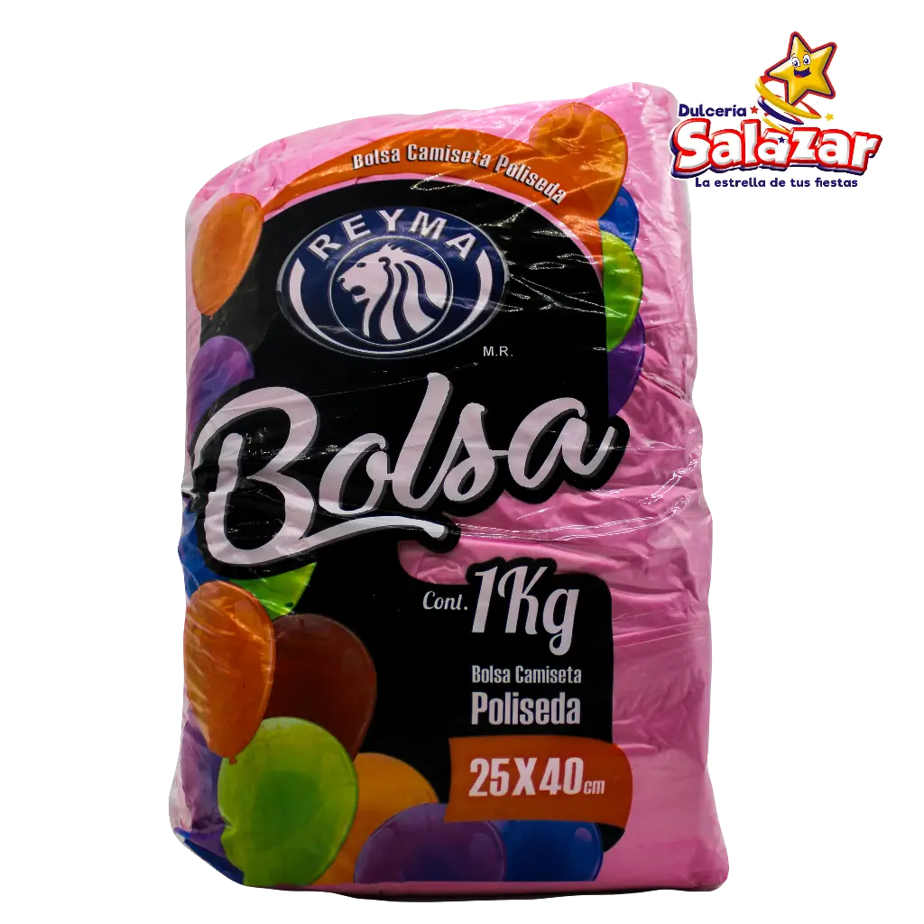 BOLSA POLISEDA ASA CHICA REYMA 25X40CM BPF2540 -B.1KG- "B/25/1"