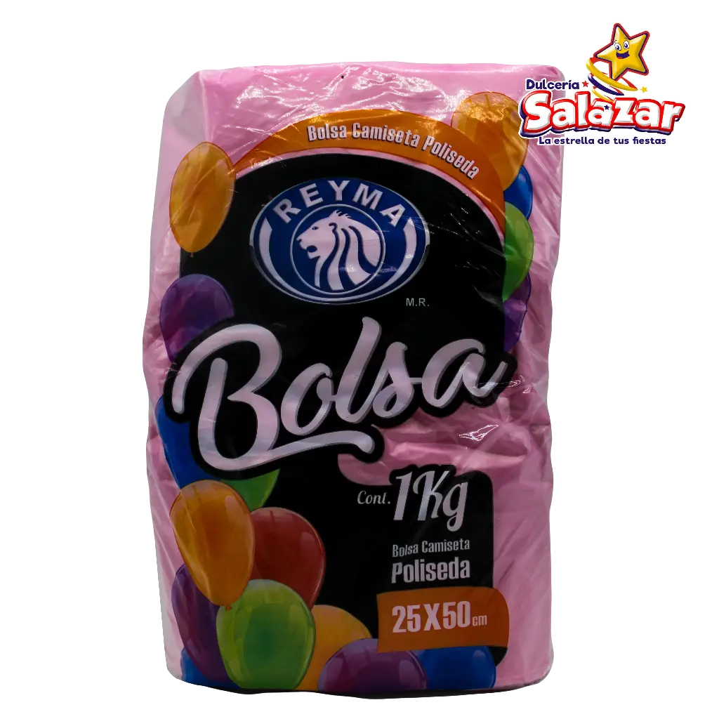 [REYM0239] BOLSA POLISEDA ASA MEDIANA REYMA 25X50CM -B.1KG- BPF2550 "B/25/1"