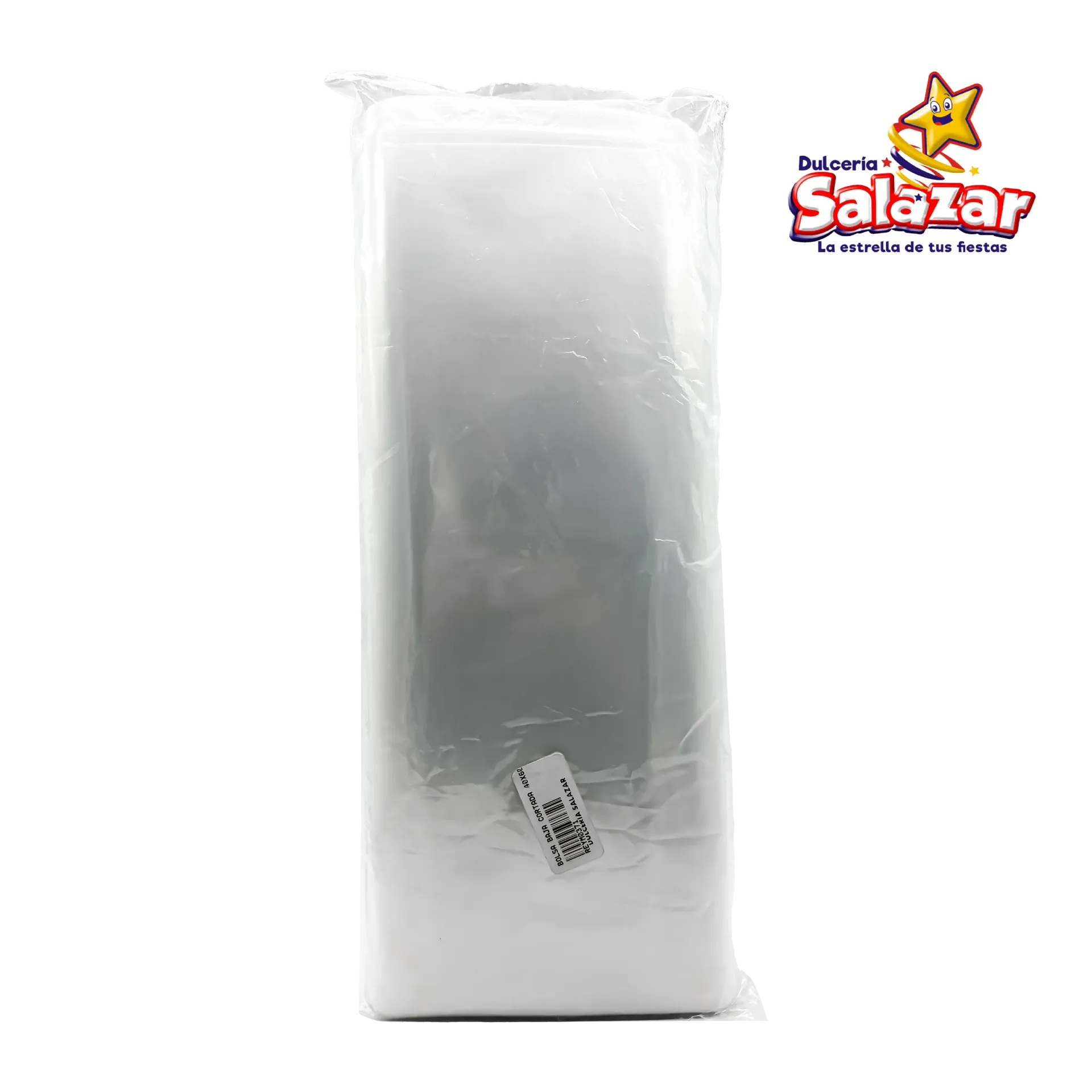 BOLSA BAJA PLASTICO CORTADA 40X60CM BBC4060 -B.25KG- "C/1/1"