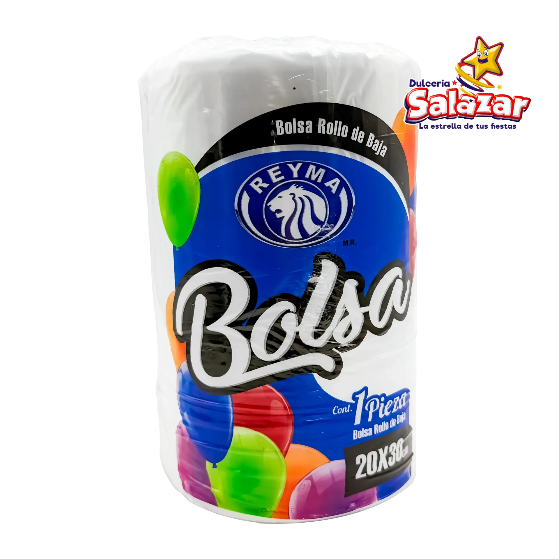 BOLSA BAJA PLASTICO ROLLO 20X30 CM BBR2030 NATURAL -B.1KG- "C/1/1"