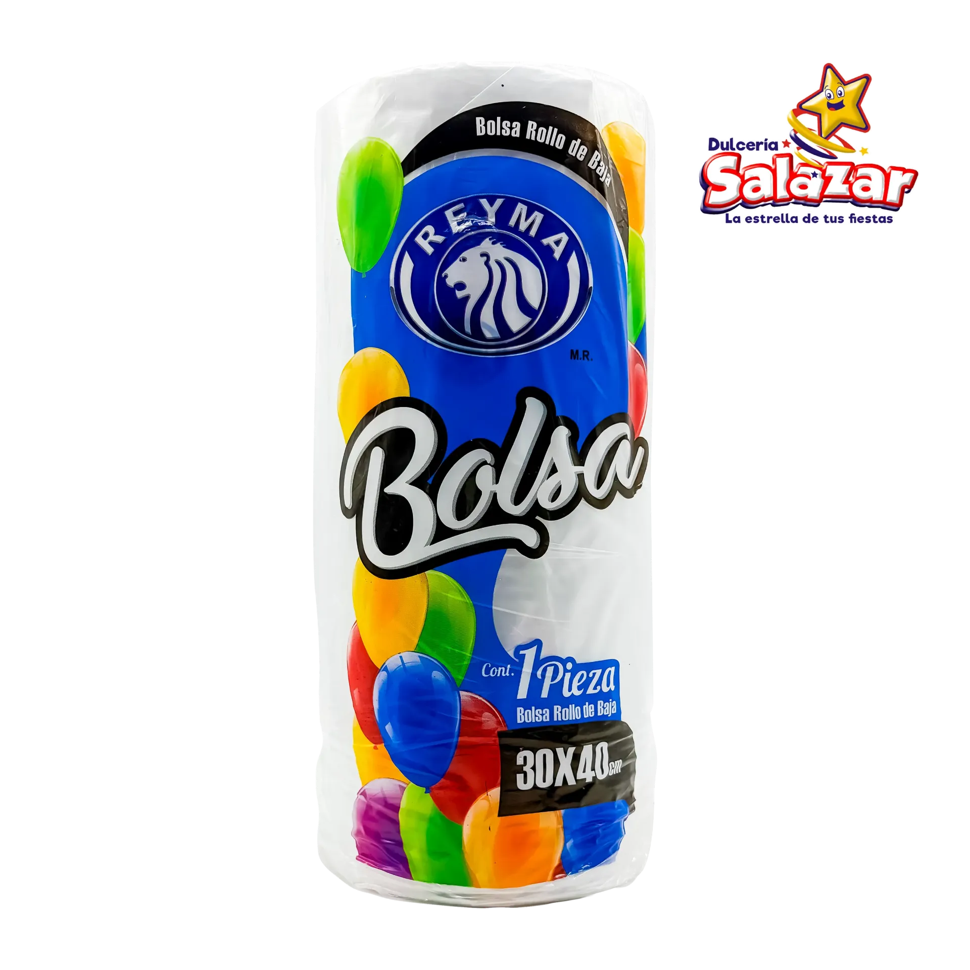BOLSA BAJA PLASTICO ROLLO 30X40CM BBR3040 NATURAL -B.1KG- "C/1/1"