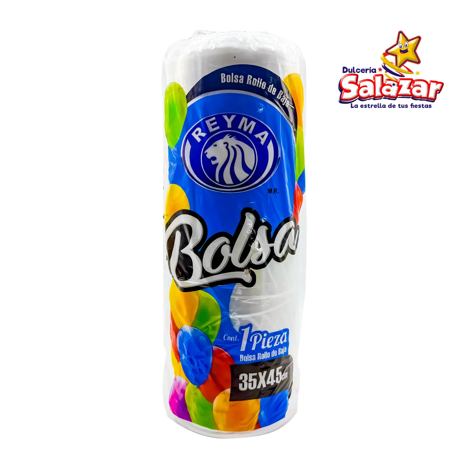 BOLSA BAJA PLASTICO  ROLLO 35X45CM BBR3545 NATURAL -B.1KG- "C/1/1"
