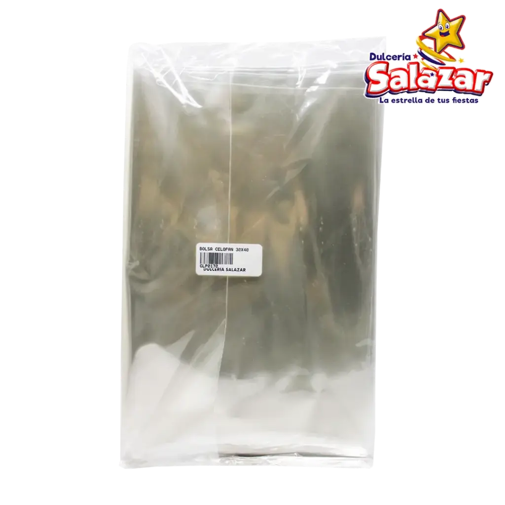 [GLP0170] BOLSA CELOFAN 30X40 -B.25PZA- "C/60/25"