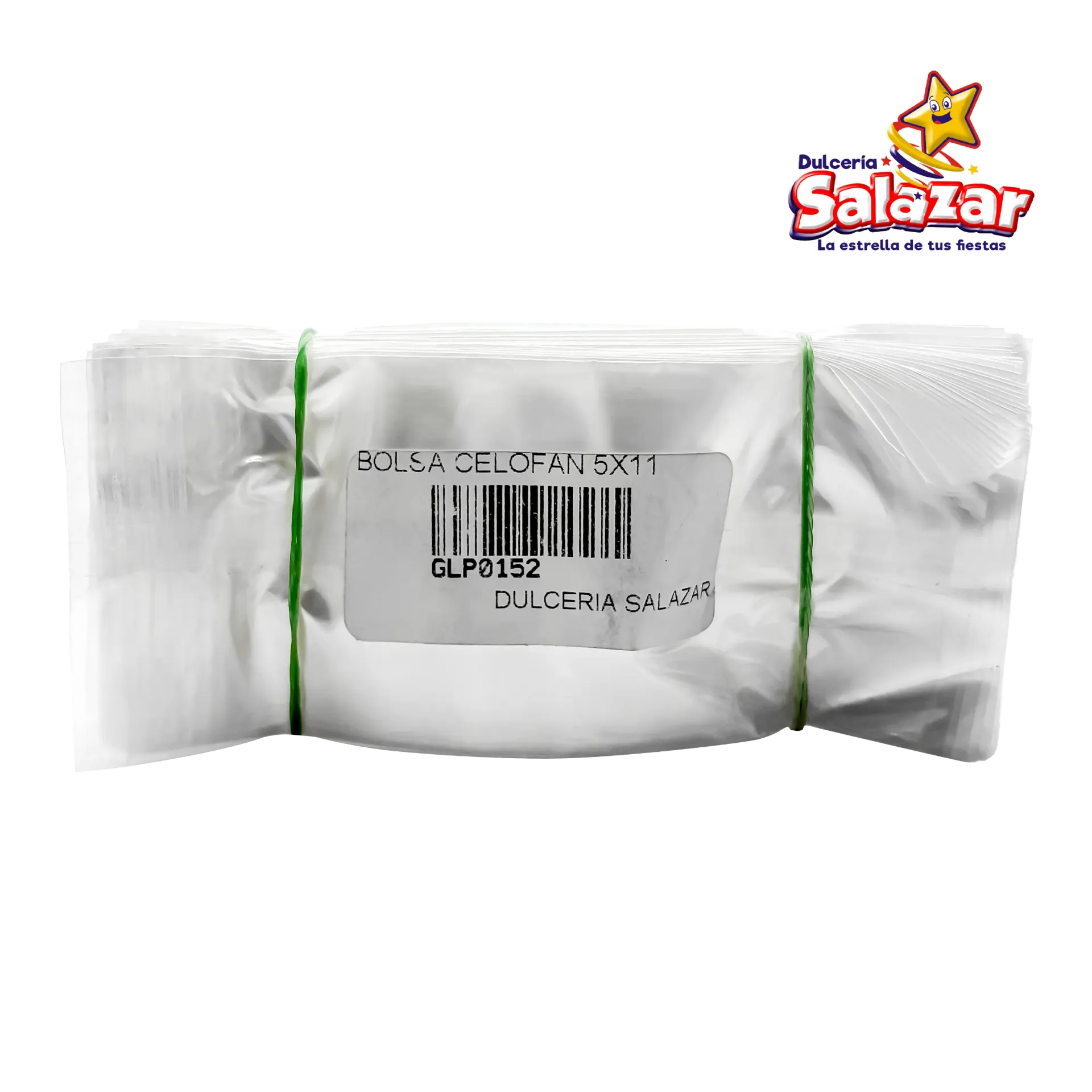 BOLSA CELOFAN 5X11 -B.100PZA- "C/282/100"