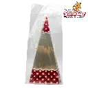 BOLSA CELOFAN CONICA DECORADA CHICO -B.50PZA- "C/75/50"