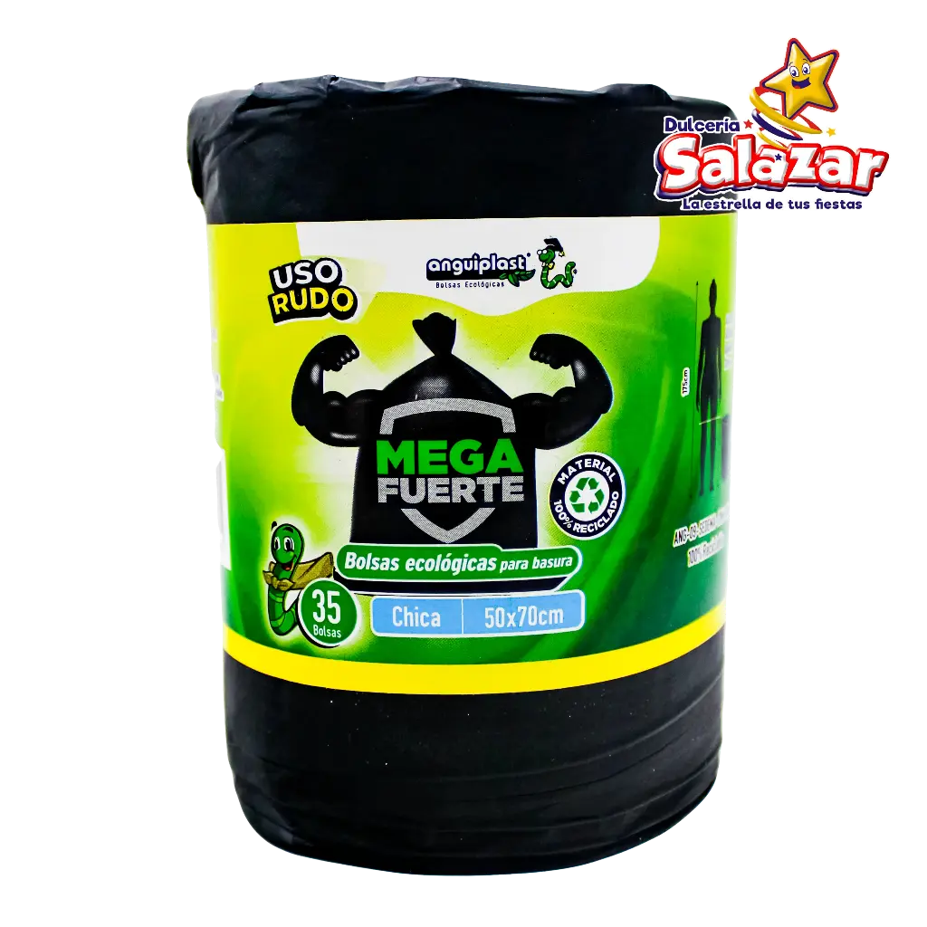BOLSA DE BASURA ECO. NEGRA 50X70 -B.1KG- "B/20/1"