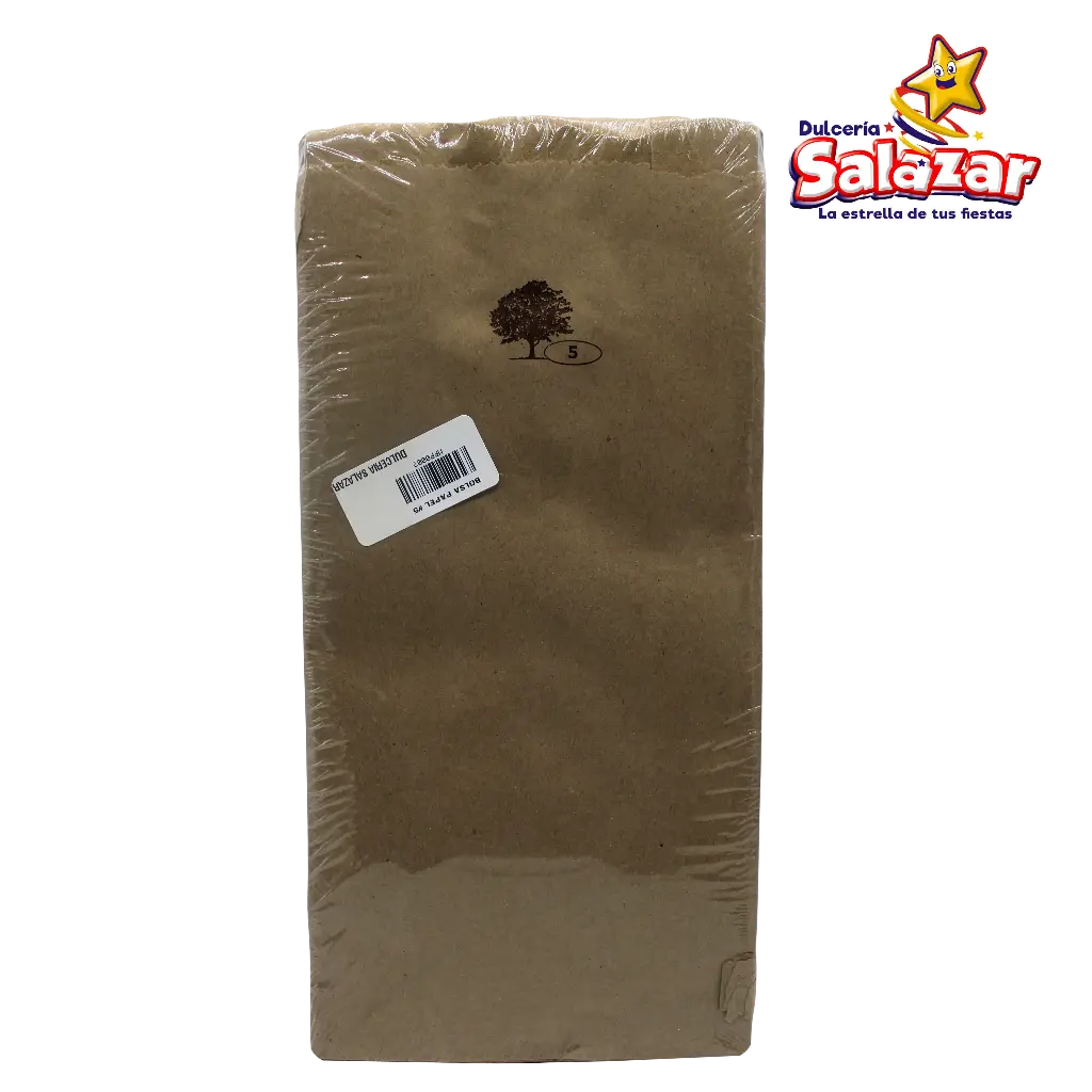 BOLSA DE PAPEL CAFE #5 -B.50G- "C/60/50"