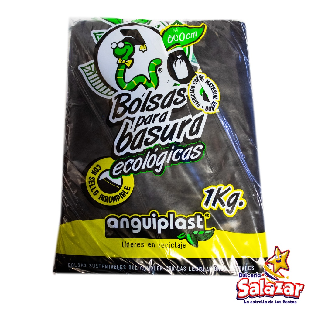 [ANG0019] BOLSA NEGRA P/BASURA 90X120 ANGUIPLAST -B.1KG- "C/25/1"