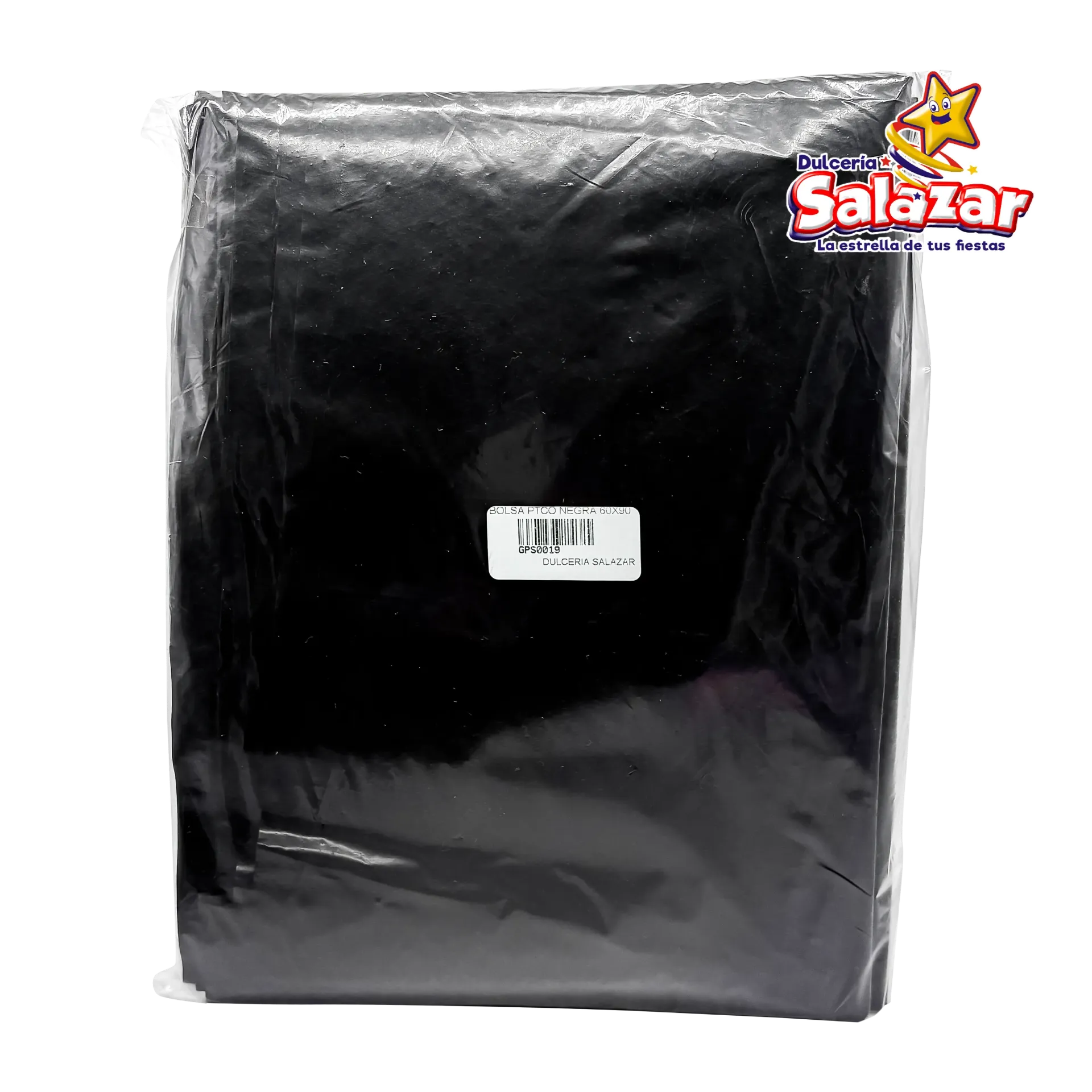 [GPS0019] BOLSA PLASTICO NEGRA 60X90 PARA BASURA K "C/25/1"
