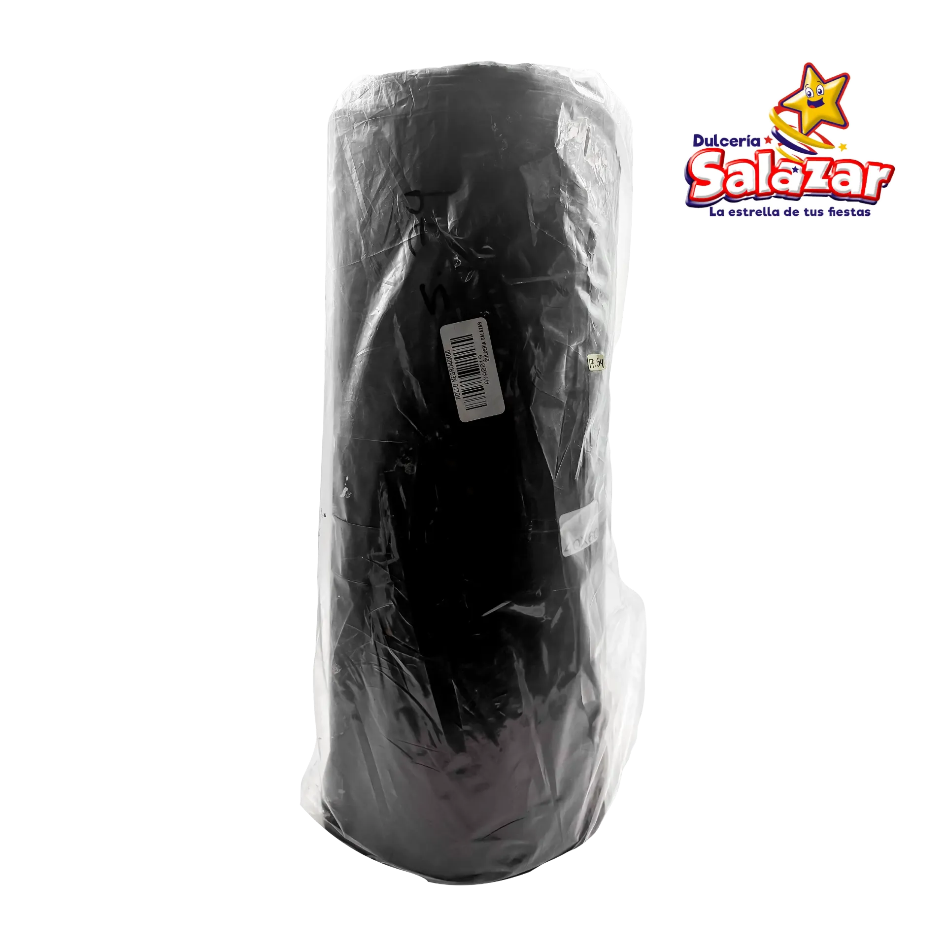 BOLSA PLASTICO NEGRA ROLLO 40X60 PLASTMU -B.1KG-