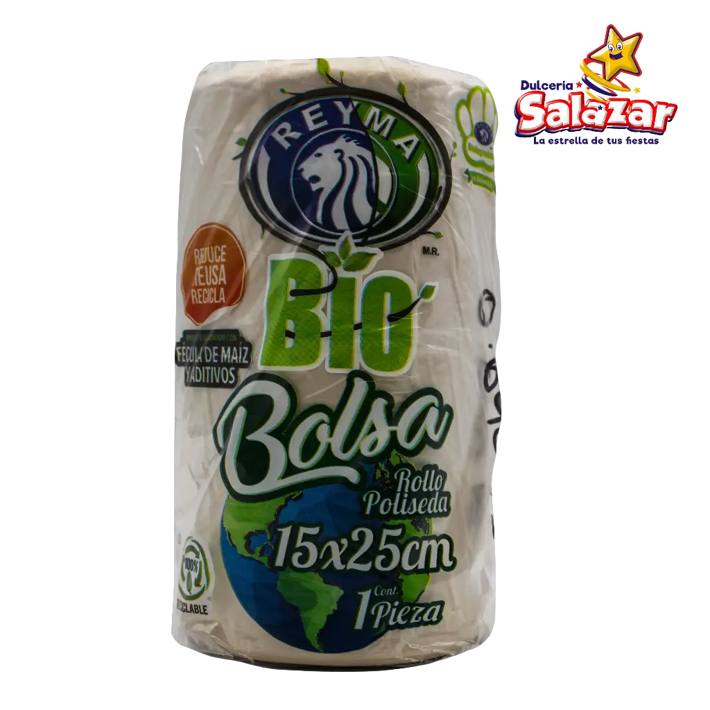BOLSA POLISEDA REYMA 15X25 BIO ROLLO -B.1KG- "B/25/1"
