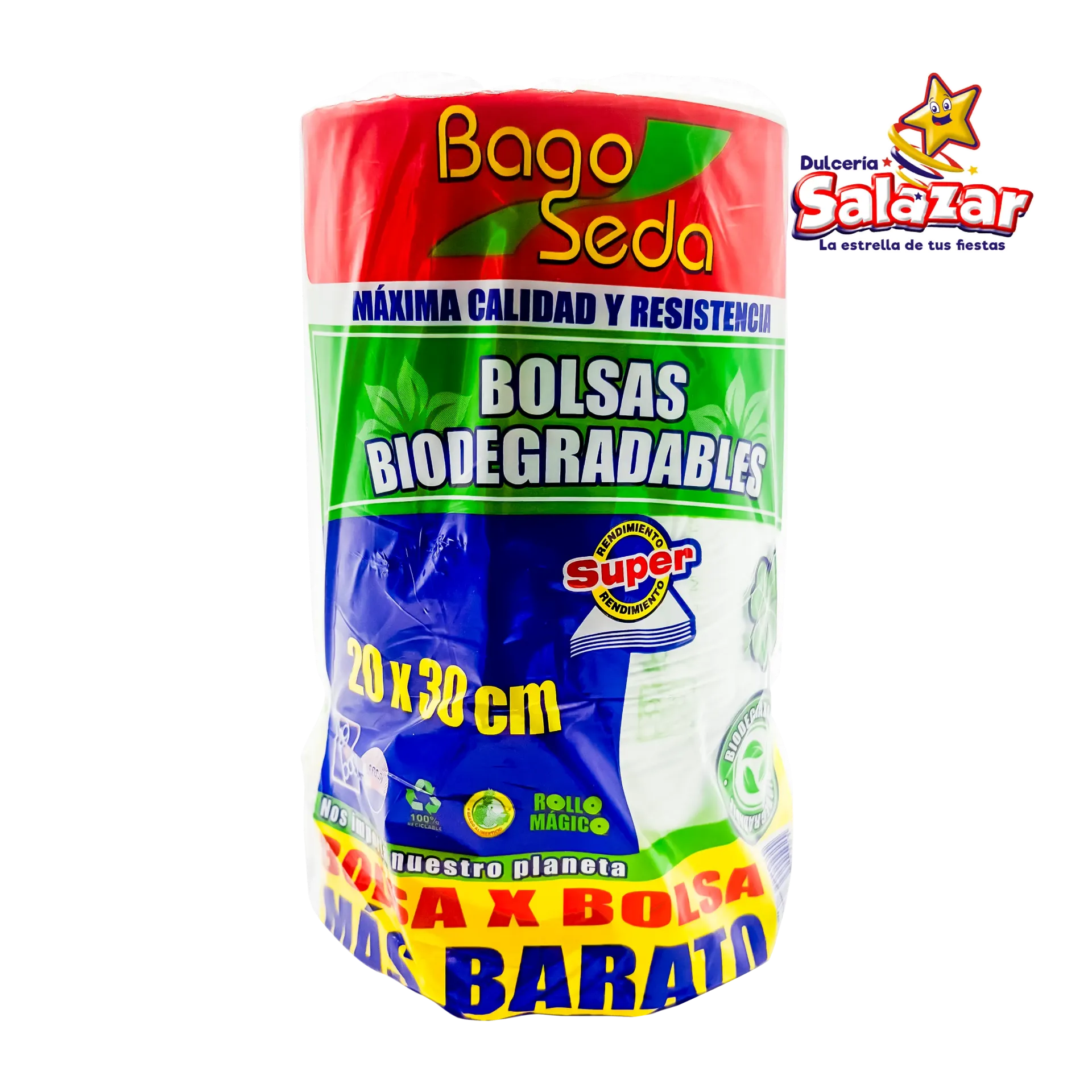 [AYA0010] BOLSA ROLLO BAGO SEDA 20X30CM -B.1KG- "B/20/1"